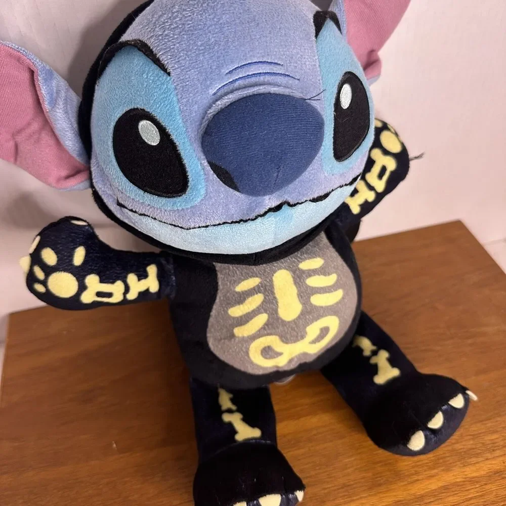 Disney STITCH Plush Skeleton HALLOWEEN Costume Trick Or Treat Toy‎